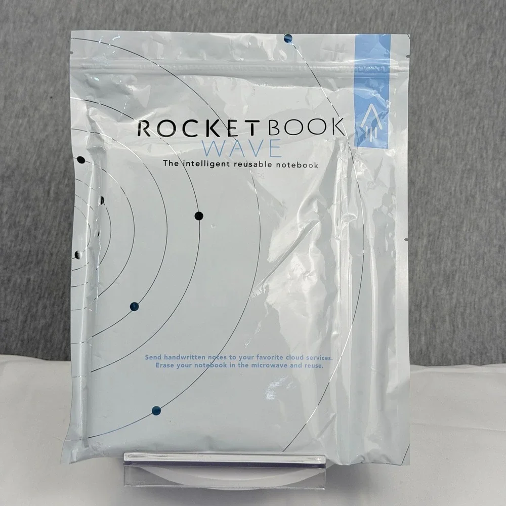 Rocketbook Wave Intelligent Reusable Notebook Microwave Erase Pilot FriXion Pen